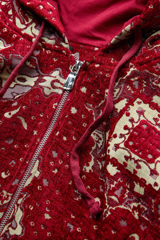 Les Benjamins - CARPET JACQUARD ZIP HOODIE