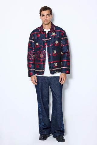 Les Benjamins - JACQUARD SHIRT JACKET