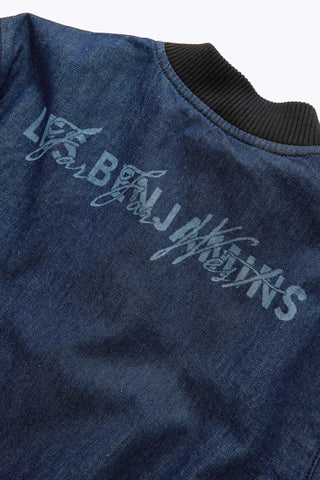 Les Benjamins - DENIM DETAILED BOMBER JACKET