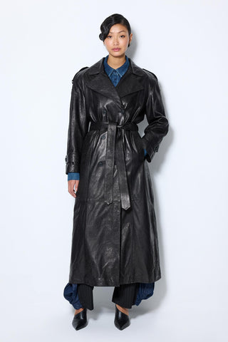 Les Benjamins - LEATHER COAT