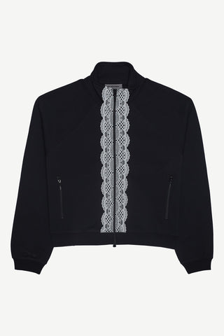 Les Benjamins - LACE DETAILED ZIP UP