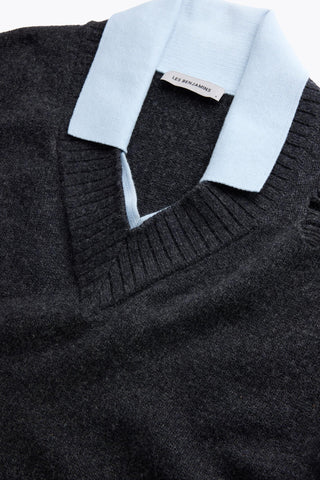 Les Benjamins - V NECK SWEATER