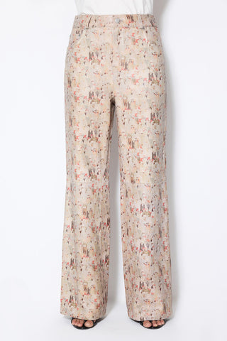 Les Benjamins - PRINTED LEATHER PANTS