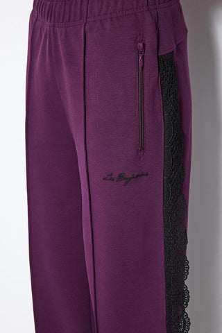 Les Benjamins - LACE DETAILED SWEATPANTS