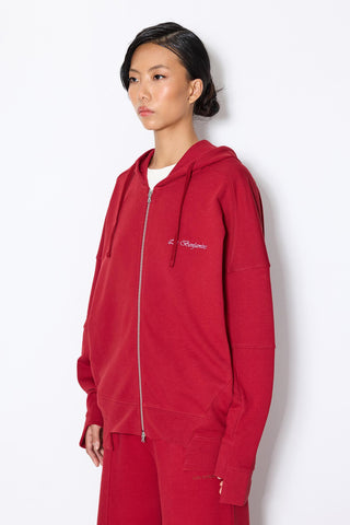Les Benjamins - HAIR COMB PRINTED ZIP HOODIE