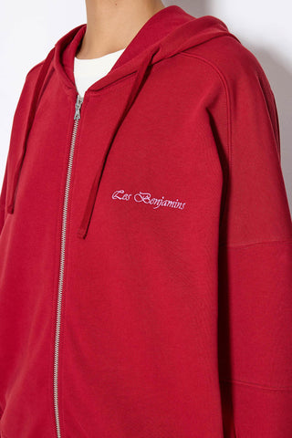 Les Benjamins - HAIR COMB PRINTED ZIP HOODIE