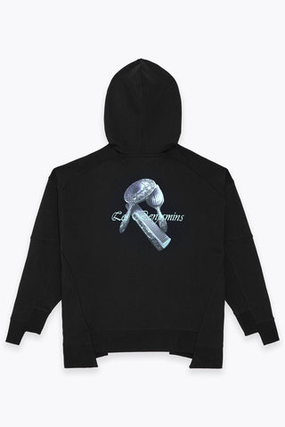 Les Benjamins - HAIR COMB PRINTED ZIP HOODIE